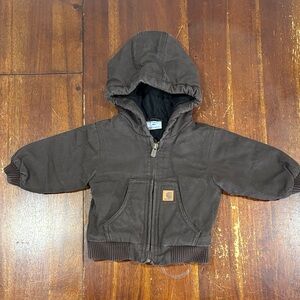 Carhartt Brown Baby Jacket with Hood